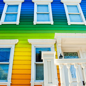 Rainbow House In Usa