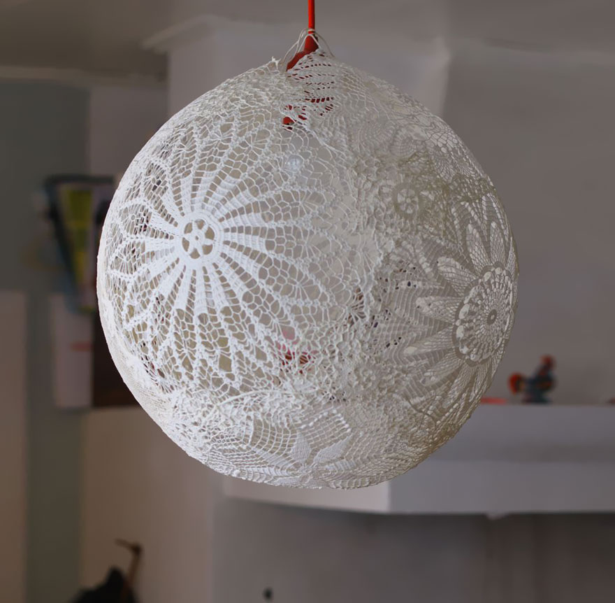 Cool Lamps Using Recycled Materials
