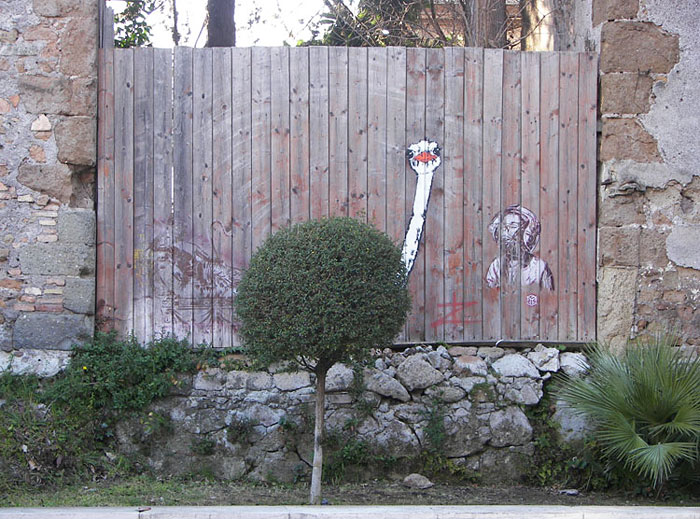 street art öko-graffiti városi növények urbánus környezet