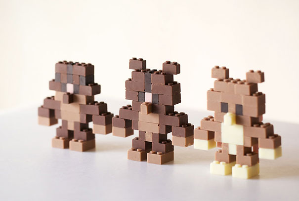 Functional Chocolate Lego Bricks