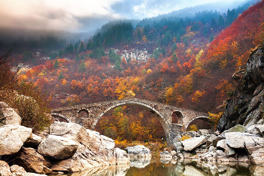 Devil's Bridge In Rhodope Mountains, Bulgaria
