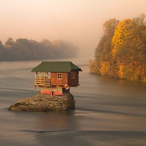 House In The Middle Of Drina River Near The Town Of Bajina Basta, Serbia