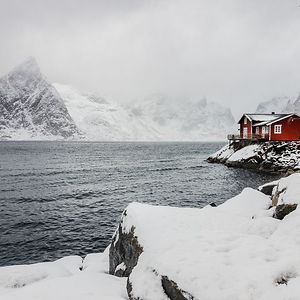 Red House In Snowy Norway