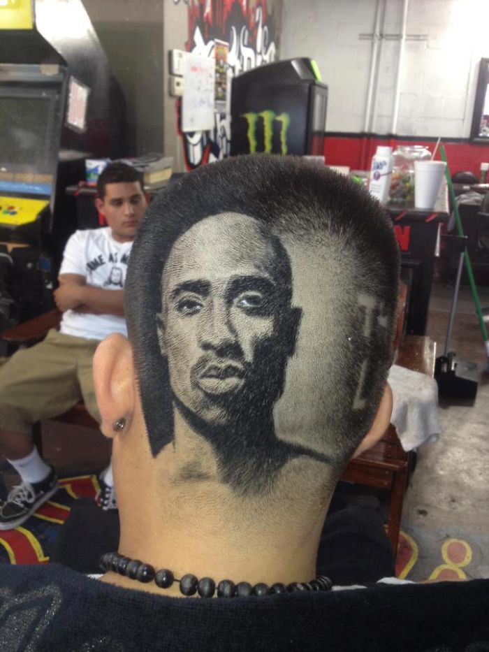 Tupac Haircut