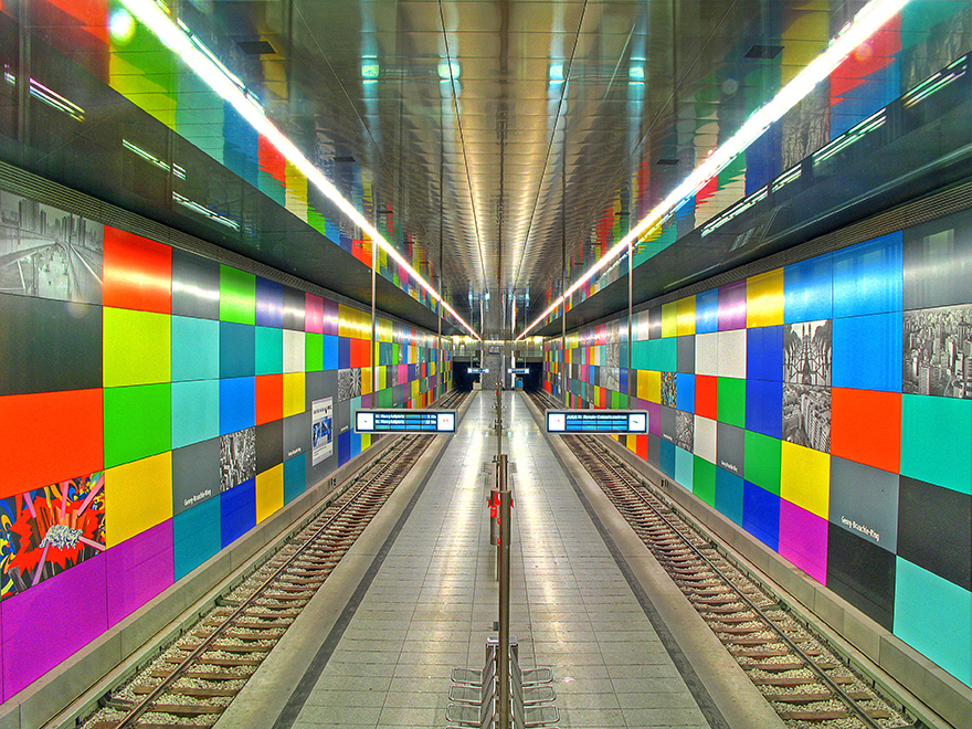 U-bahn Station, Munich, Germany