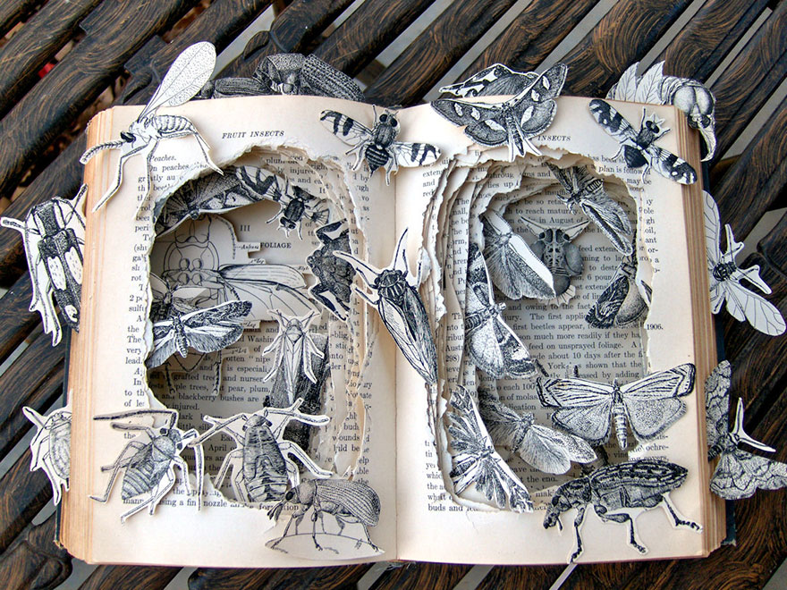 Post The Most Beautiful Examples Of Book Sculptures Bored Panda