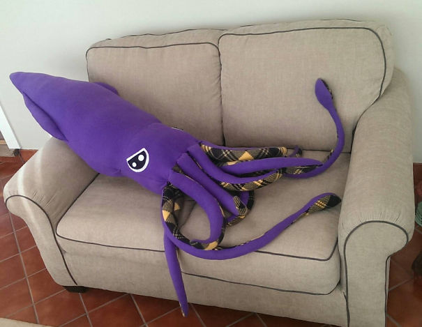 Giant Squid Pillow