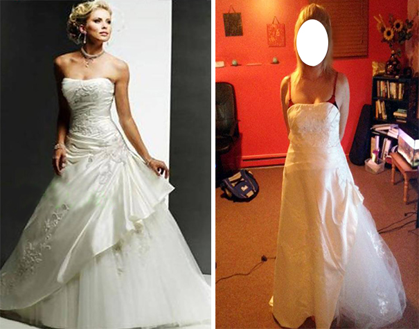 Wedding Dresses: Ads Versus Reality