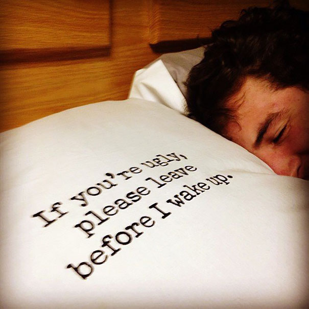 Please Leave Before I Wake Pillow Case