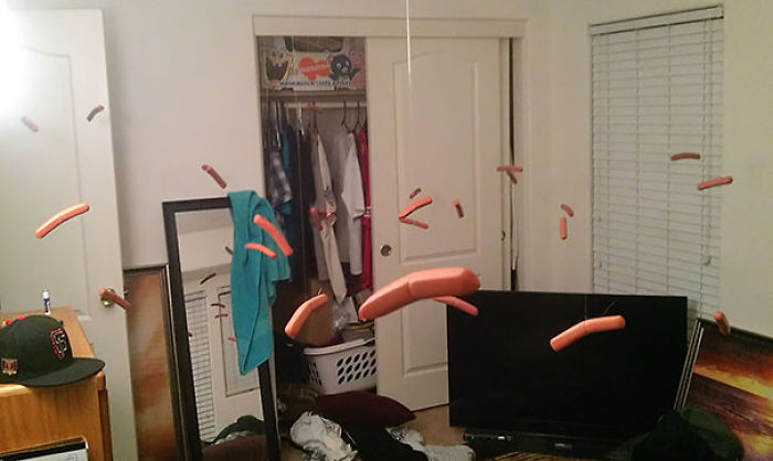 Flying Sausages