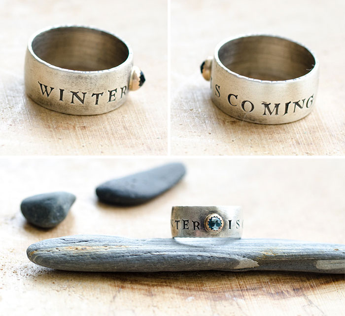 Winter Is Coming Game Of Thrones Ring