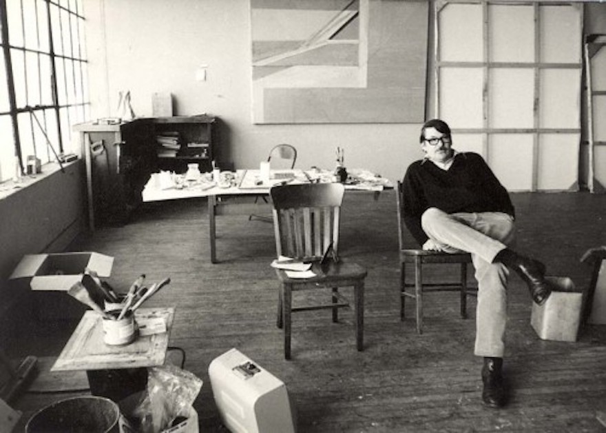 Richard Diebenkorn In His Studio In Santa Monica, Ca. 1970–71.