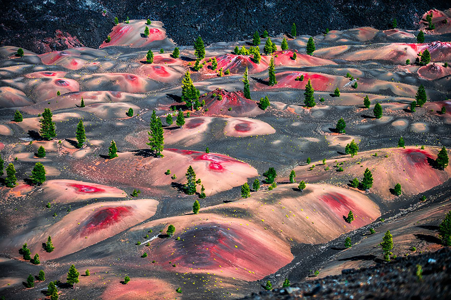 Painted Dunes, Lassen Volcanic National Park, Usa