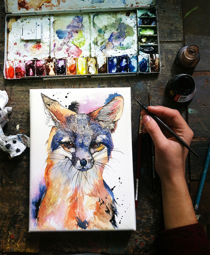 animal-watercolor-pencil-paintings-janie-stapleton-4
