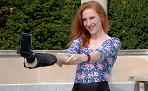 Selfie Stick Disguised As Hand To Make It Look Like You Have Friends