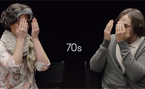 Young Couple Aged 70 Years With Make-Up  To See If They'd Still Love Each Other