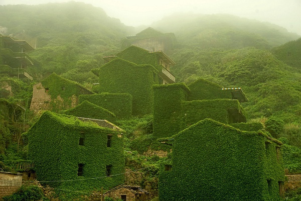 -pueblo abandonado-Zhoushan-china-3