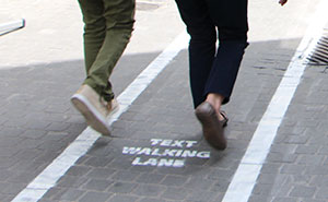 Phone Addicts Get Their Own Text-Walking Lanes In Belgium