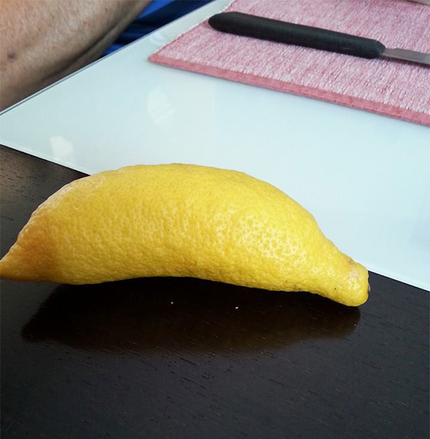 A Lemon That Looks Like A Banana