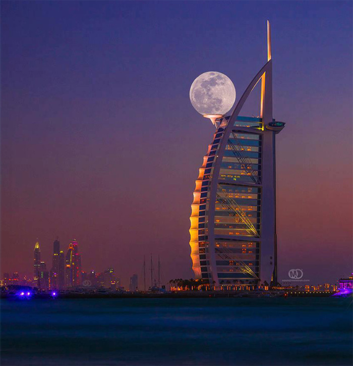 I See Your Supermoon Shot, I Raise You This Supermoon Shot In Dubai