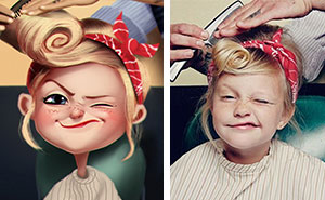 Artist Turns Photos Of Random People Into Fun Illustrations (You Might Be Next!)