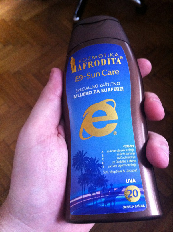 Didn't Know Microsoft Were In The Sunscreen Industry