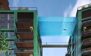 World's First Glass-Bottom “Sky Pool” Will Let You Swim 115 Feet Above London