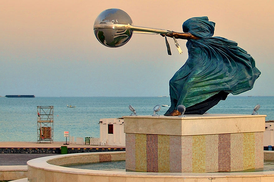Sculpture Of Force of Nature by Lorenzo Quinn