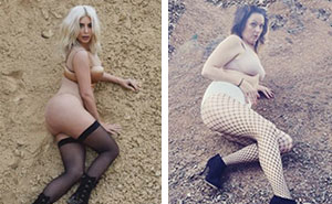 Woman Hilariously  Recreates Celebrity Instagram Photos