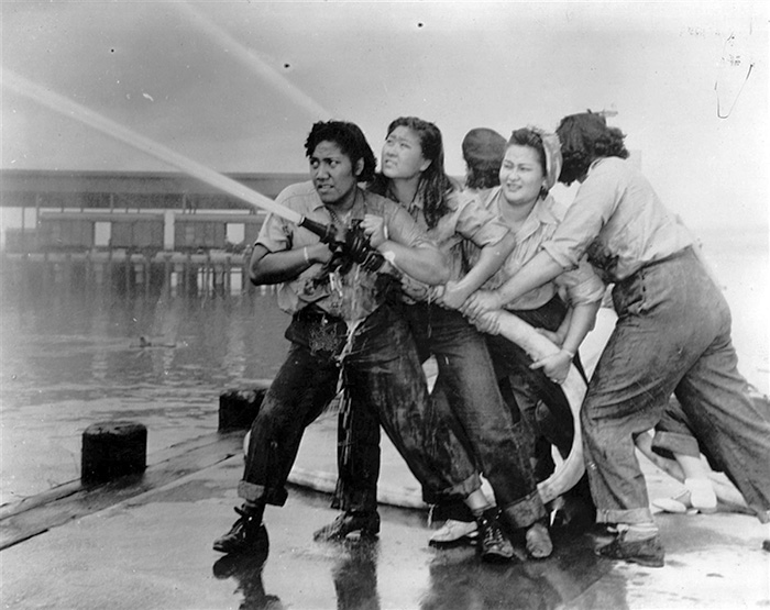 These Women Were Female Firefighters At Pearl Harbor (1941)