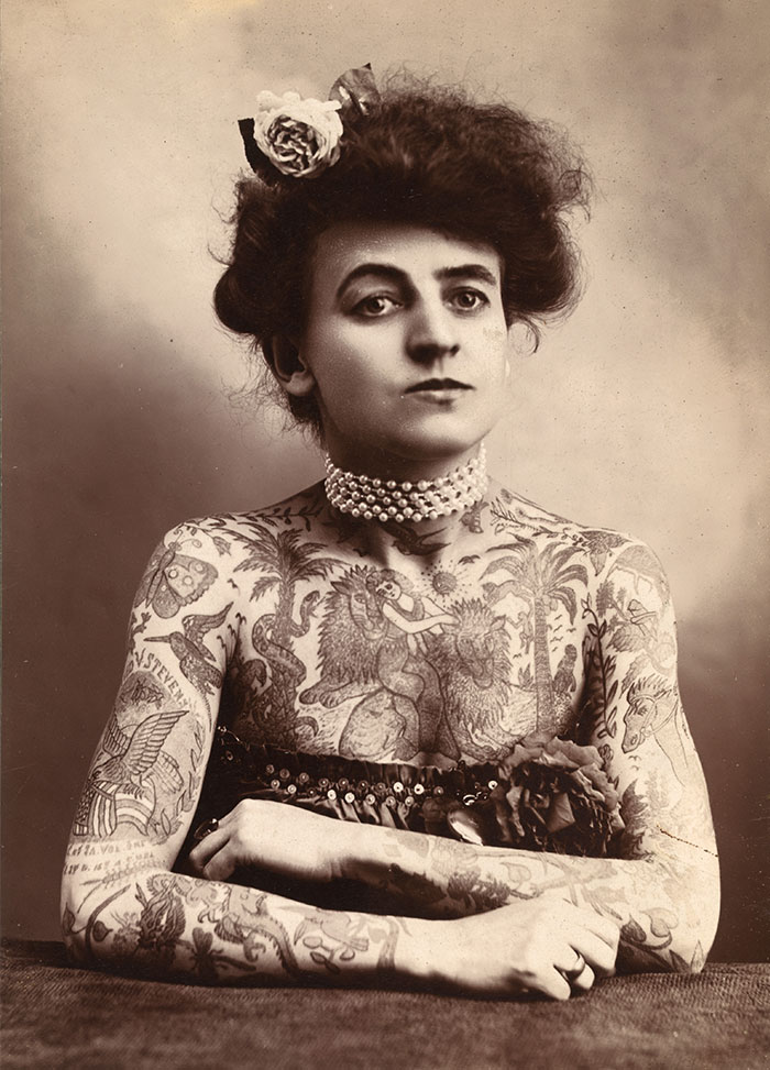 Maud Stevens Wagner Was The First Known Female Tattoo Artist In The United States (1907)