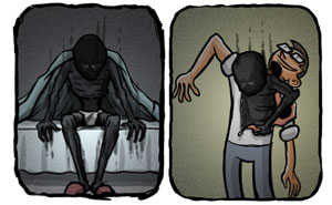 Depression Explained In Simple Comics By Optipess