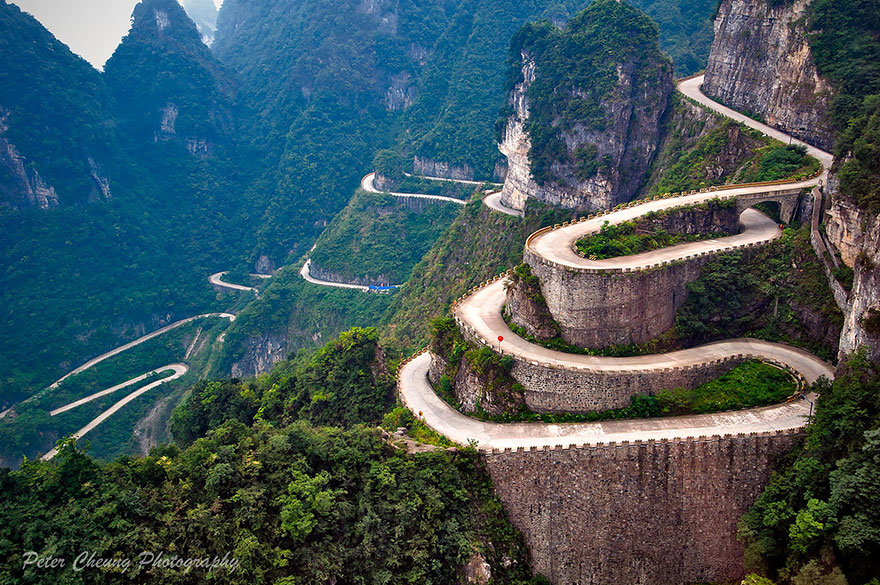 Road To Tianmen Mountains, Zhangjiajie