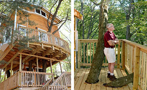 Grandfather Builds Epic 3-Story, 40Ft Treehouse For His Grandkids