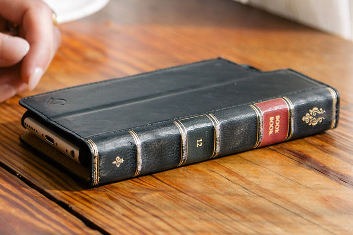 Leather Book Cover Phone Case