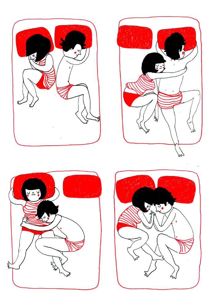 These illustrations show the reality of true love.