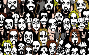 Finding The Panda In A Black Metal Crowd Is Almost Impossible