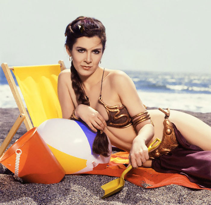 princess-leia-bikini-return-jedi-beach-shoot-1983-carrie-fisher-5