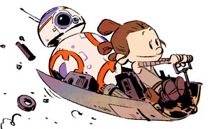 “Star Wars” Reimagined As “Calvin & Hobbes” Characters