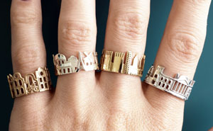 Architecture Rings Let You Wear Your Beloved Cities Wherever You Go