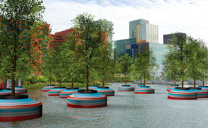 A Floating Forest To Be Installed In Rotterdam
