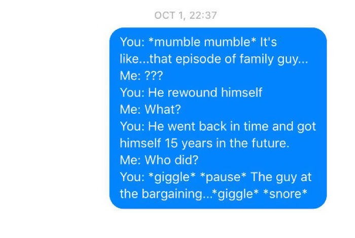 Husband Talks In His Sleep, Wife Texts It