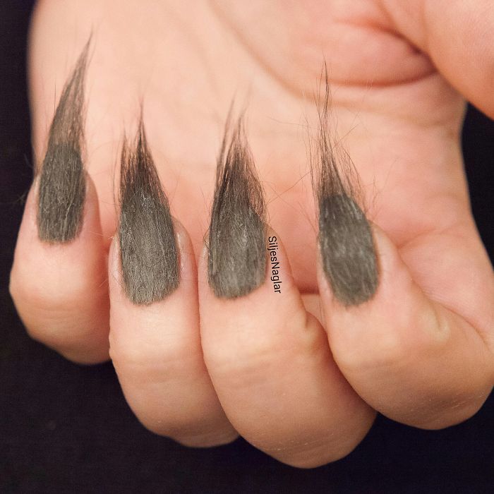 Cat Hair Nails