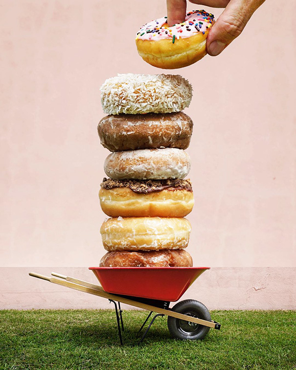 Donuts + Wheelbarrow