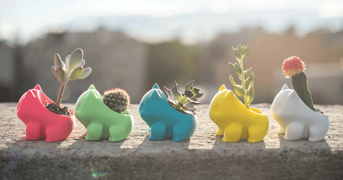 Grow Your Own Pokemon With This 3D-Printed Planter | Bored Panda