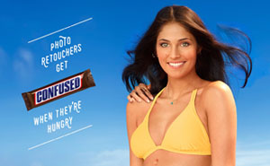 Snickers Turns Photoshop Fail Into Clever Ad