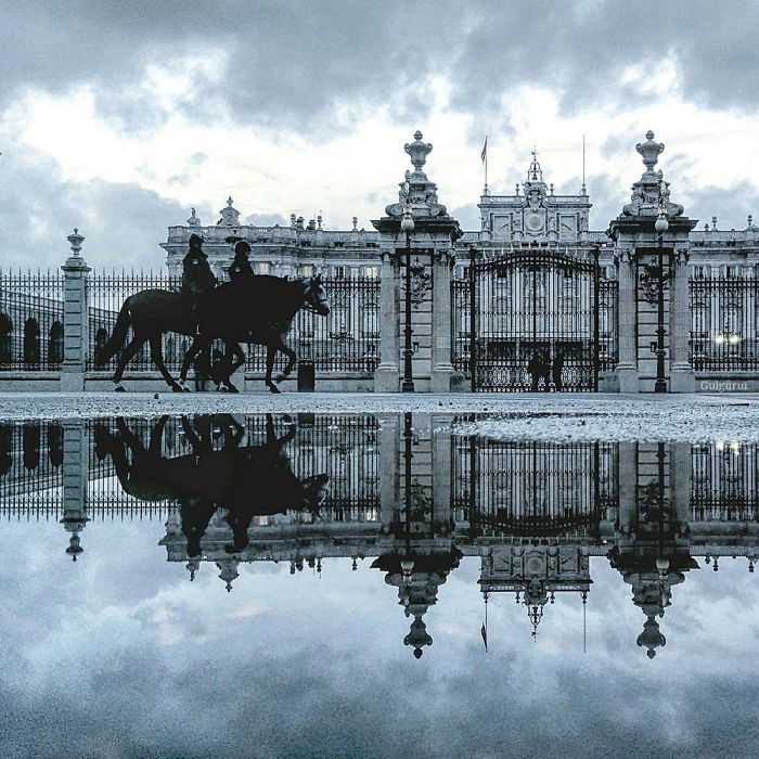 The Parallel Worlds Of Puddles In Spain