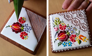 Hungarian Chef Turns Ordinary Cookies Into Stunning Embroidery-Inspired Art