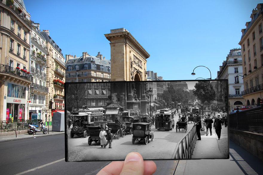 image i combined old and new photos of paris to bring history to life 15 880
