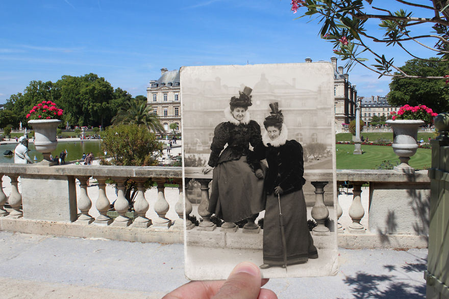 image i combined old and new photos of paris to bring history to life 6 880